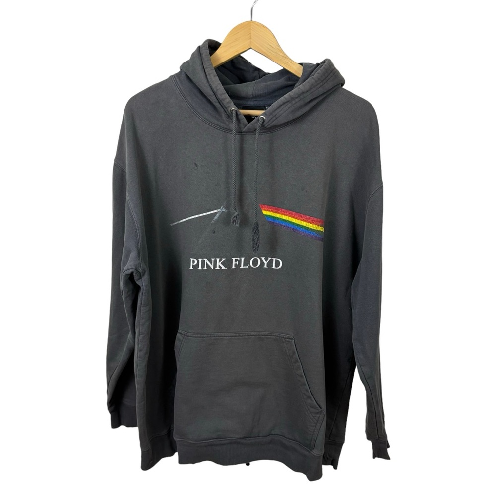 Anthill Rockwear Pink Floyd Hoodie Size Large Graphic Sweatshirt Grunge Rock
